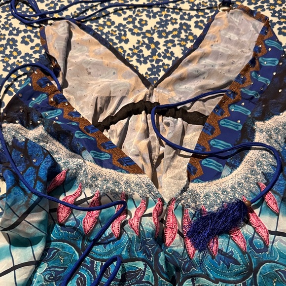 Colorful Patterned Dress - Picture 5 of 5